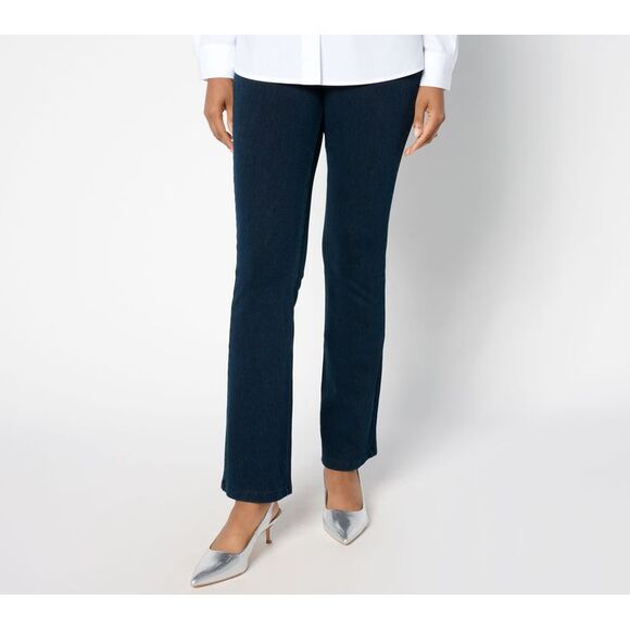 Women with Control Women's Petite Pants 1XP Prime Stretch Le Bell Blue A656097 - Picture 1 of 4